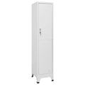 Metal Locker,Large Steel Locker Cabinet 38x45x180 cm, Lockable Door, Spacious Storage with Shelf & Hanging Bar, Ideal for Sports Locker Rooms & Company Changing Areas