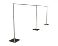 Backdrop Stand Kit Adjustable Heavy Duty Portable 10FT X 20FT Pipe and Drape Quick Set Up for Wedding&Party&Event&Photography&Show&Display (No Drape) ，But Not for Flower Walls/TVs/Heavy Items