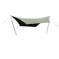 Black Coated Tarcanopy Waterproof Outdoor Awning Camping Hexagonal Canopy UV Resistant Square Tarp
