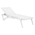 compamia pacific sling chaise lounge in white (set of 2)