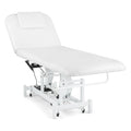 Artist hand Electrical Facial Bed for Esthetician 110V Removable Massage Table 2 Motor Beauty Bed Medical Aesthetic Tattoo Chair with Adjustments, Hand/Foot-Operated,White