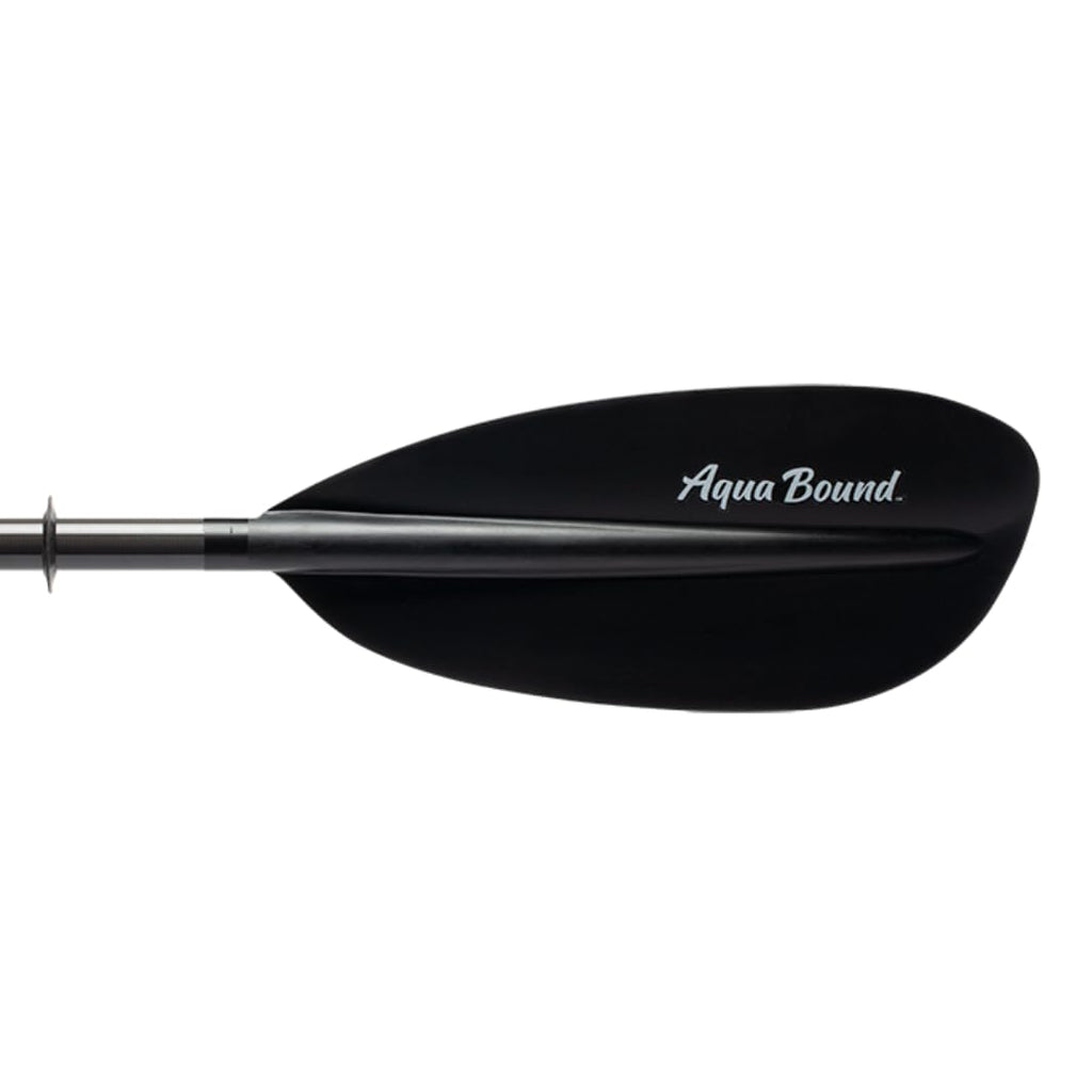 AQUA BOUND Manta Ray Carbon 2 Piece Posi-Lok™ Kayak Paddle – Lightweight Carbon Shaft, Carbon-Reinforced Nylon Blades with Dihedral Design, High-Angle Performance