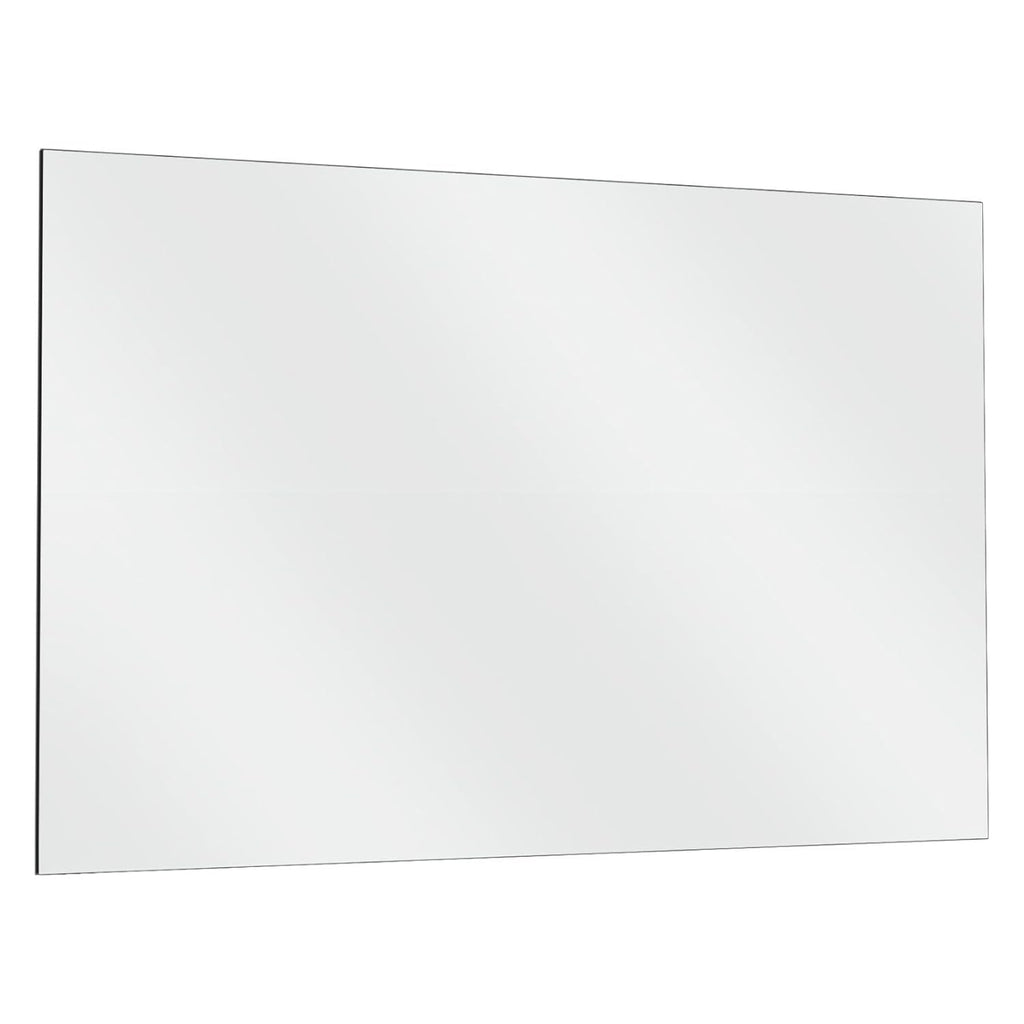 Fab Glass and Mirror Large Gym Mirror for Home Gym 48x32 - Full Length Ultra-Clear Annealed Glass Wall Mount - DIY Workout Display with Safety Backing - 1/4 Inch Low-Iron