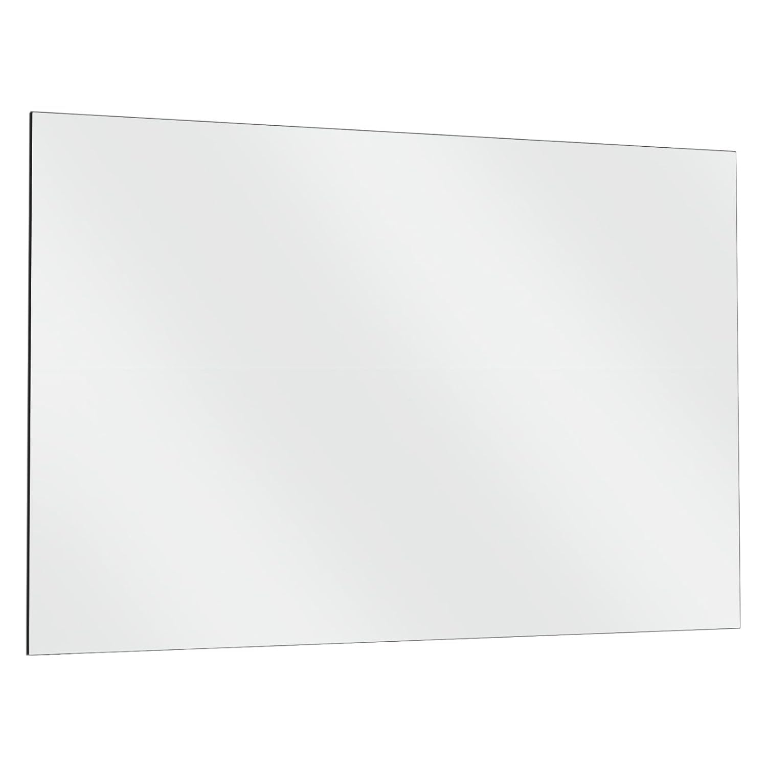 Fab Glass and Mirror Large Gym Mirror for Home Gym 48x32 - Full Length Ultra-Clear Annealed Glass Wall Mount - DIY Workout Display with Safety Backing - 1/4 Inch Low-Iron