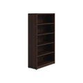 Alera Seville Bookcase, Five-Shelf, 36w x 14d x 65h, Mahogany