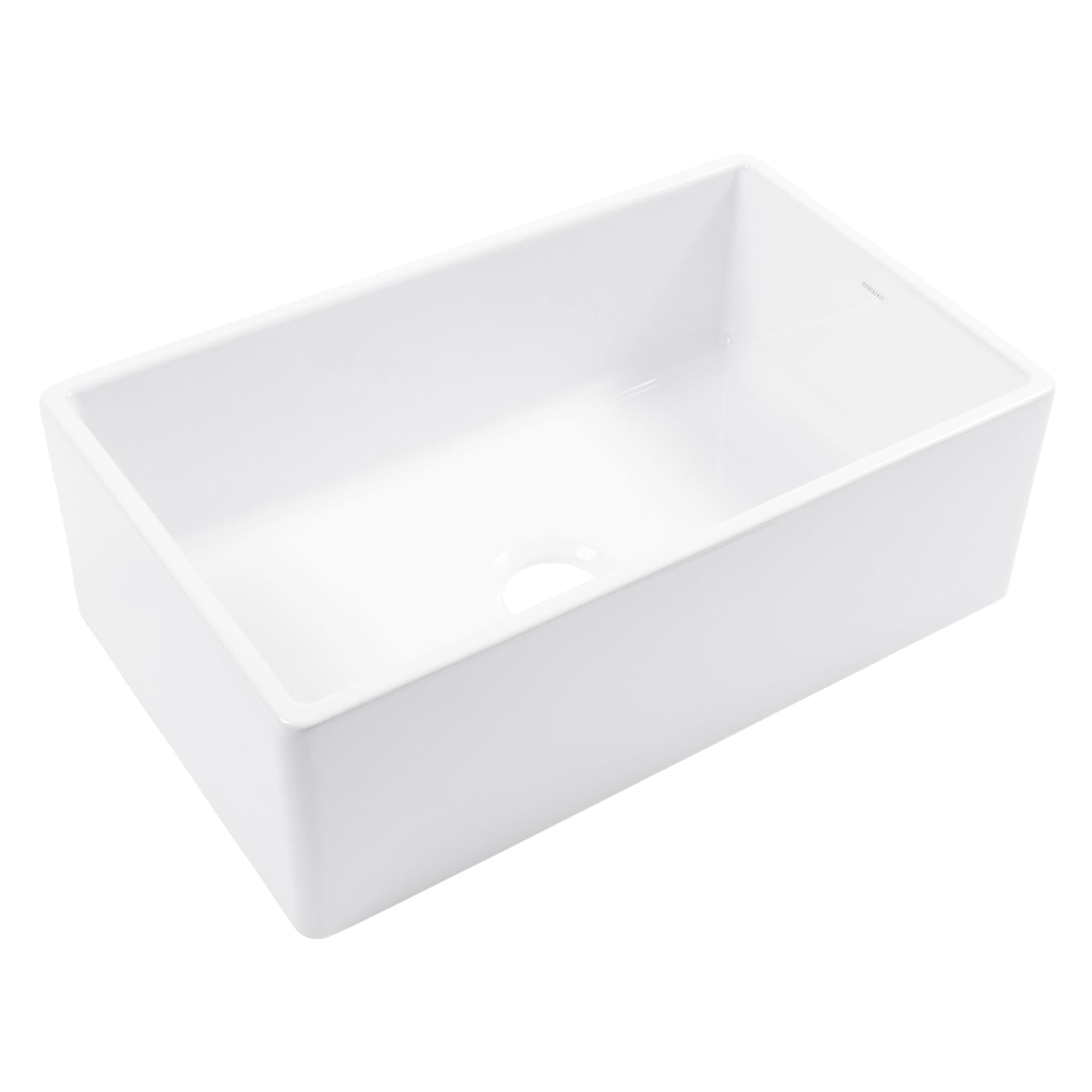 Sinkology Austen 30 Inch Farmhouse Sink Matte Black Fireclay Apron Front Single Bowl – Deep Basin, Undermount, Fits 33 Inch Cabinet