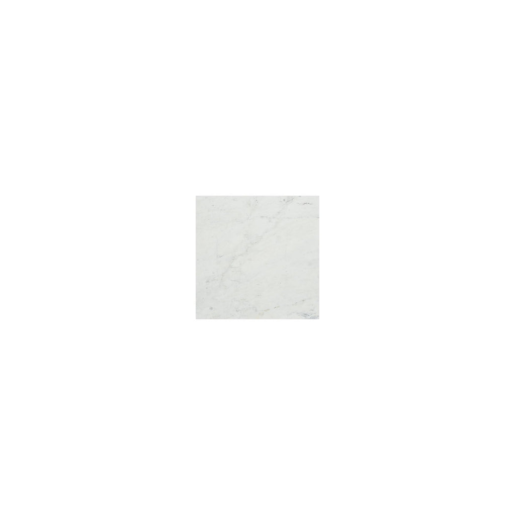 Signature Design by Ashley Isanti Modern End Table with Marble Top, White & Light Brown