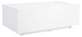 SAFAVIEH Home Collection Ezro White/Grey Faux Concrete Coffee Table (Fully Assembled)