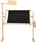 ELUKHT Cross Stitch Frame Stand, Wooden Adjustable Tapestry Frame Embroidery Stand, with Tool Box, Wide Base Design, for Arts Crafts Sewing Needlework