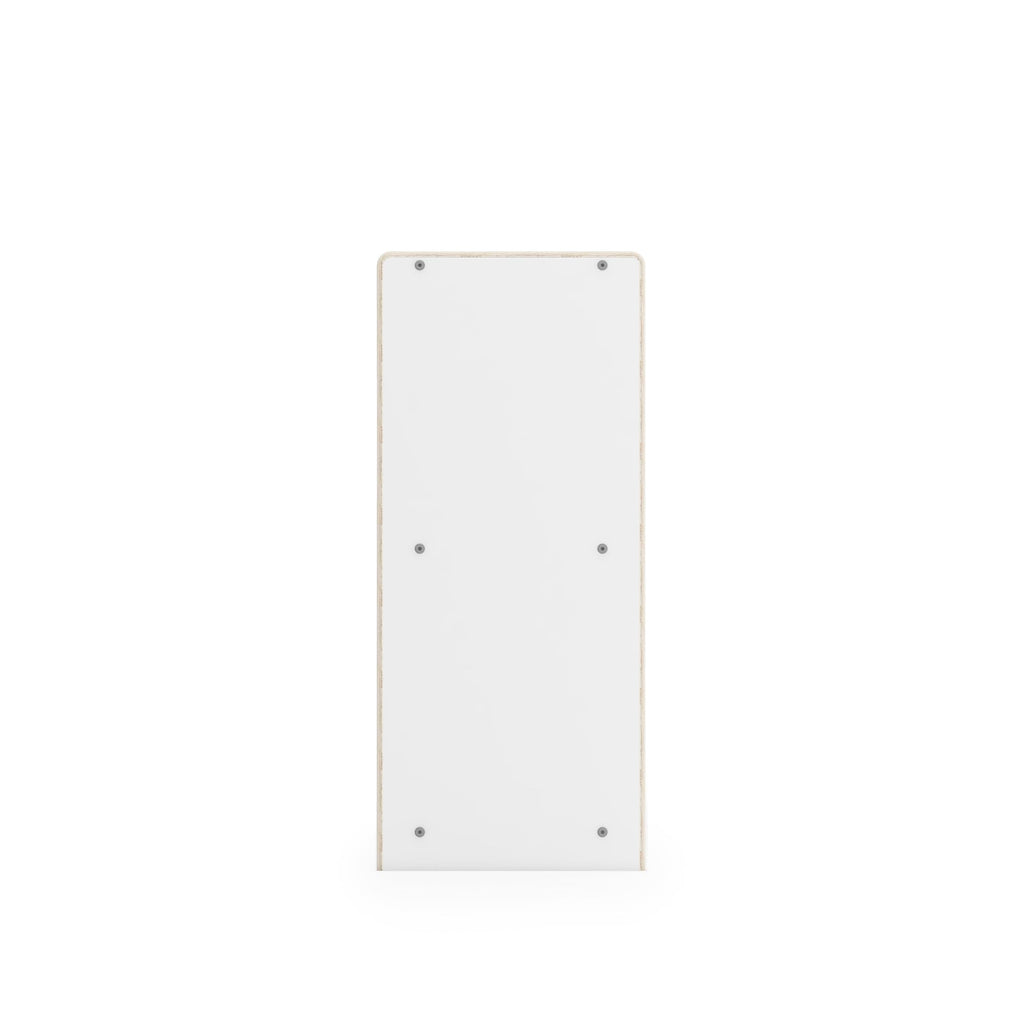 Guidecraft EdQ Shelves and 10 Bin Storage Unit- White: Display Shelf Storage Organizer for Home, School and Office; Wooden Book Cubby and Toy Shelf