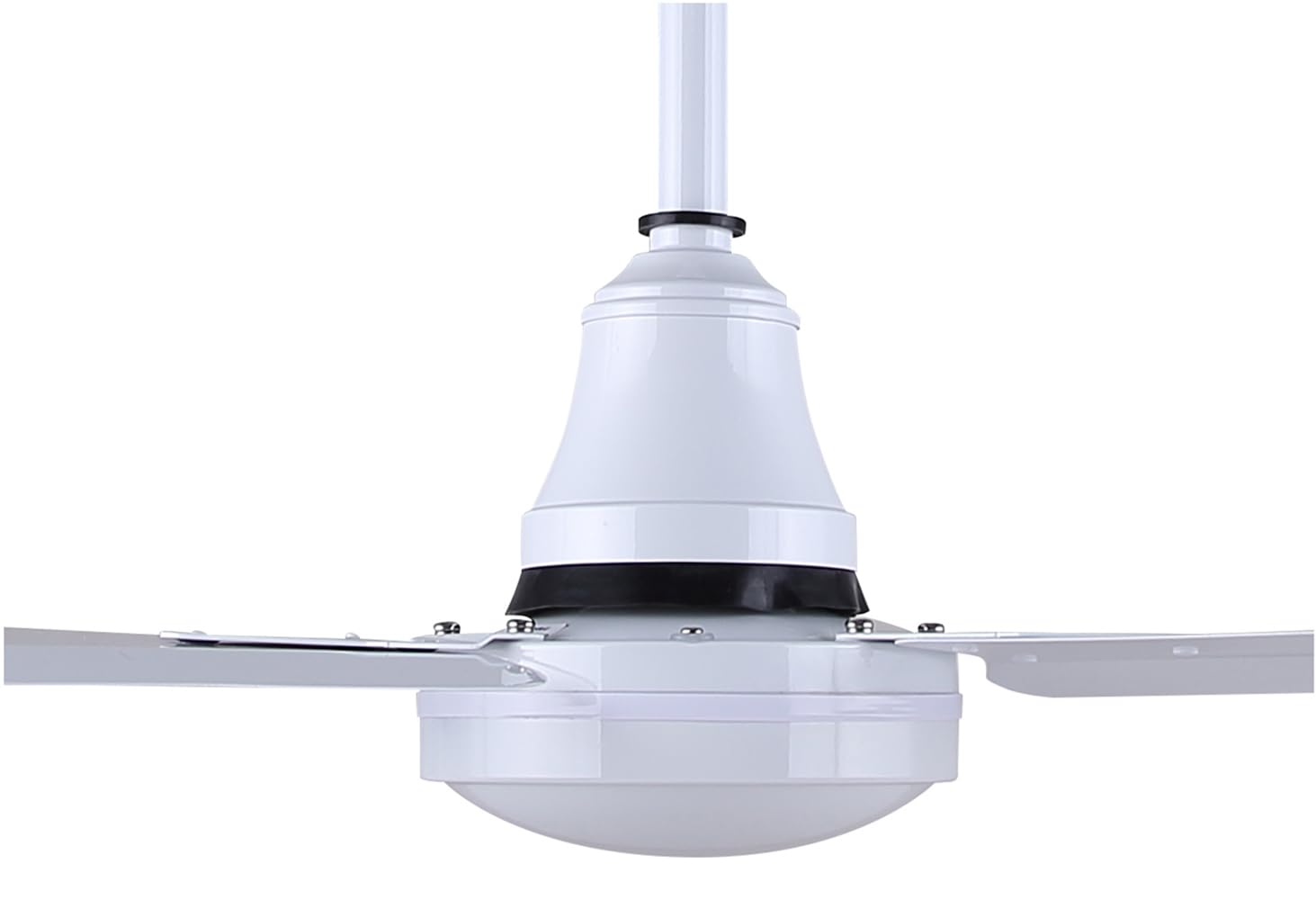 56" White Industrial Ceiling Fan – High-Performance DC Motor for Gyms, Schools, Studios, and Large Spaces – Quiet & Energy-Efficient – Wall Control Included