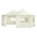 Xhnifbn 6x4.5x3m Garden Gazebo Replacement Canopy, Polyester Shade for Patio, Party, Camping, 50 People
