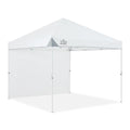 YOLI FORTRUSS EasyLift 10’x10’ Pop Up Instant Canopy with Reinforced Y-Truss Frame, 99% UV Protection, Water Resistant & Fire-Retardant Top, 4 Height Settings with Sidewall and Wheeled Carry Bag
