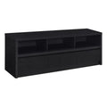Coaster Home Furnishings Rutland 59-Inch TV Stand and Media Console Black, 3-Drawer Entertainment Center