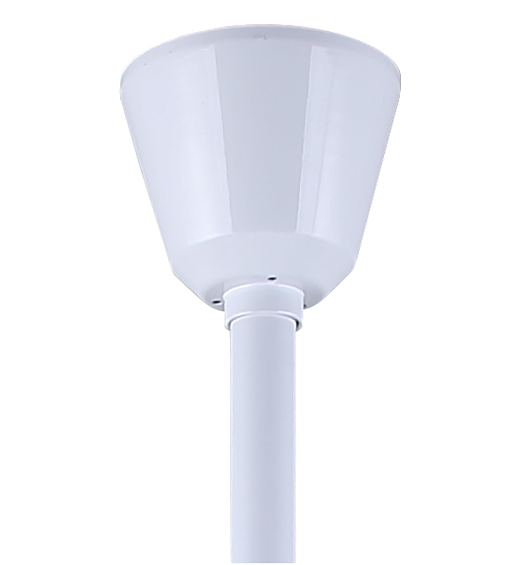 56" White Industrial Ceiling Fan – High-Performance DC Motor for Gyms, Schools, Studios, and Large Spaces – Quiet & Energy-Efficient – Wall Control Included