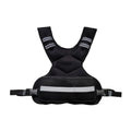 Adjustable weighted Vest with Reflective Strips for Fitness Training Workout, Strength Training, Running, Muscle Building, Weight Loss, Weightlifting (black,20-32lb)