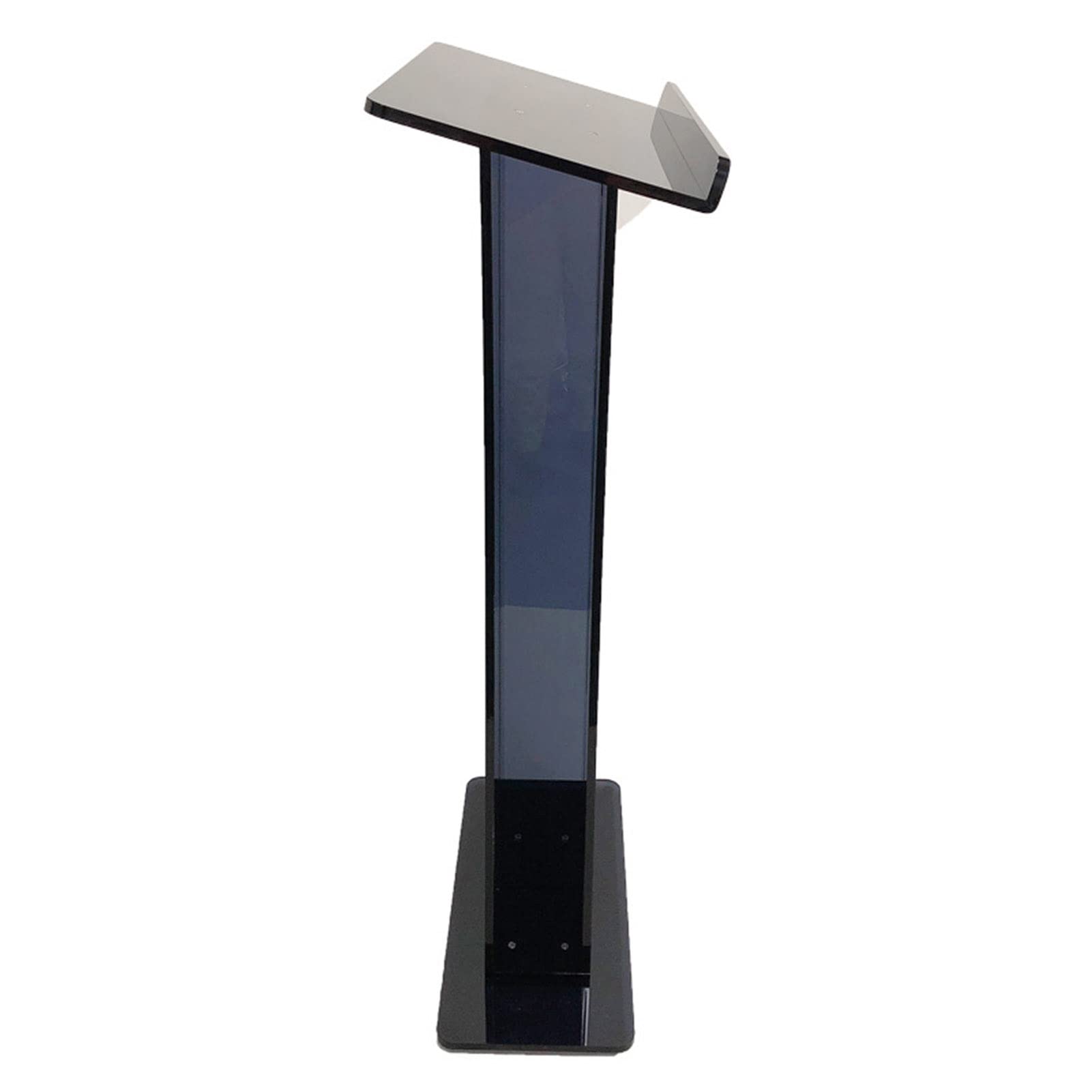 BTZHY Lectern Podium Stand, Acrylic Pulpit Transparent Podium Church Wedding Podium School Stage Host Business Office Furniture Conference Display Stand