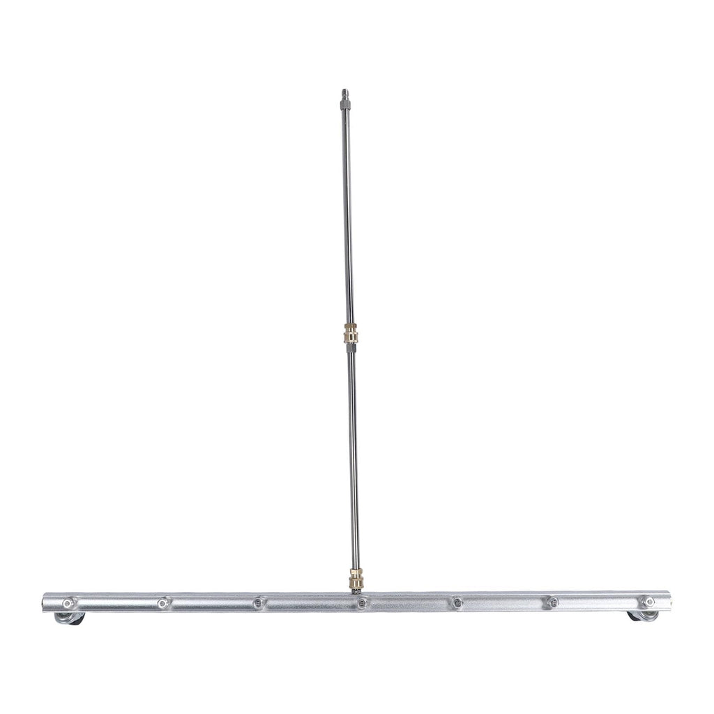39.37inch Pressure Washer Cleaner, Power Pressure Washer Attachment, Stainless Steel Water Broom with 1/4inch Quick Connector, Surface Cleaner for Household and Business Use (for Undercarriage
