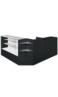 SSWBasics Black Display Case Arrangement Set (4 Different Display Pieces) - Assembly Required