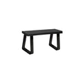 Salsbury Aluminum Locker Bench - 36 Inches Wide - 14" Deep - Black - Free Standing