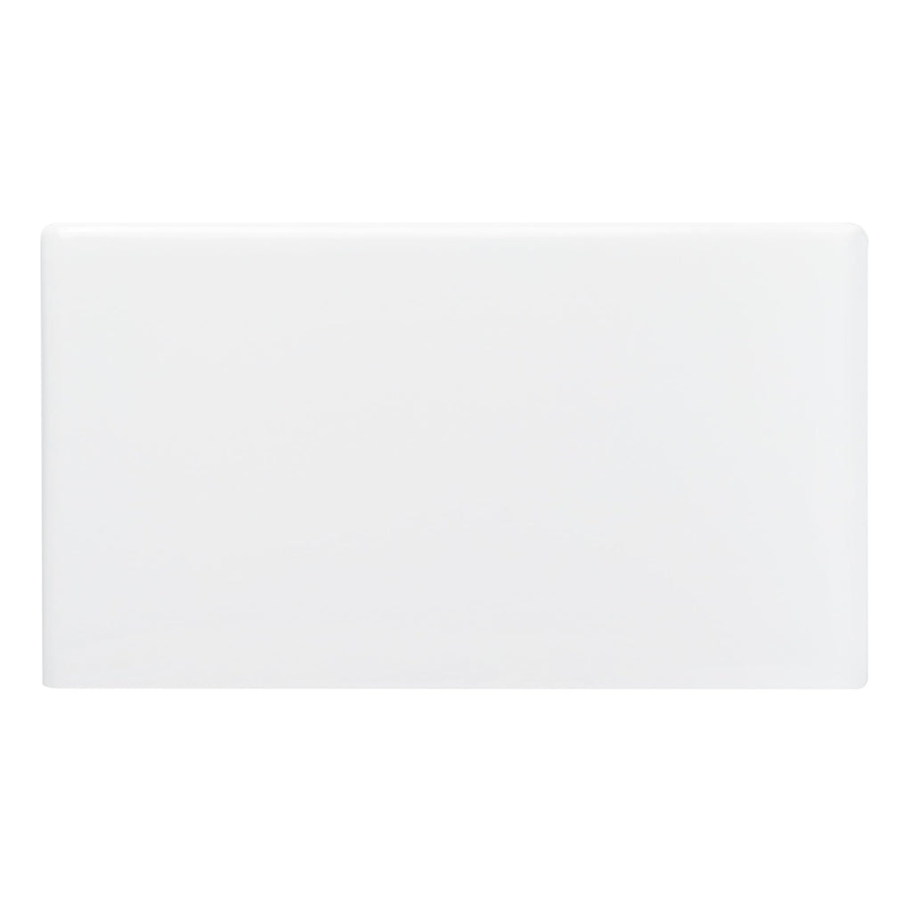 Signature Hardware 953910-36D Rowena 36" Farmhouse 60/40 Double Basin Fireclay Kitchen Sink - White