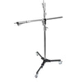 Kupo Junior Boom Roller Stand, Heavy Duty Mobile Steel Stand and Braked Wheels, Max Height 12.5', Supports 66lbs (KS301512)