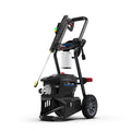 AR Blue Clean BCXP22300P Electric Pressure Washer-2300 PSI, 1.7 GPM, 13 Amps Quick Connect Accessories, Two Wheel Trolley, On Board Storage, Portable Pressure Washer, High Pressure, Car washer, Patio