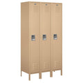 Salsbury Industries 51368TN-U Single Tier 45-Inch Wide 6-Feet High 18-Inch Deep Unassembled Extra Wide Standard Metal Locker, Tan Brown