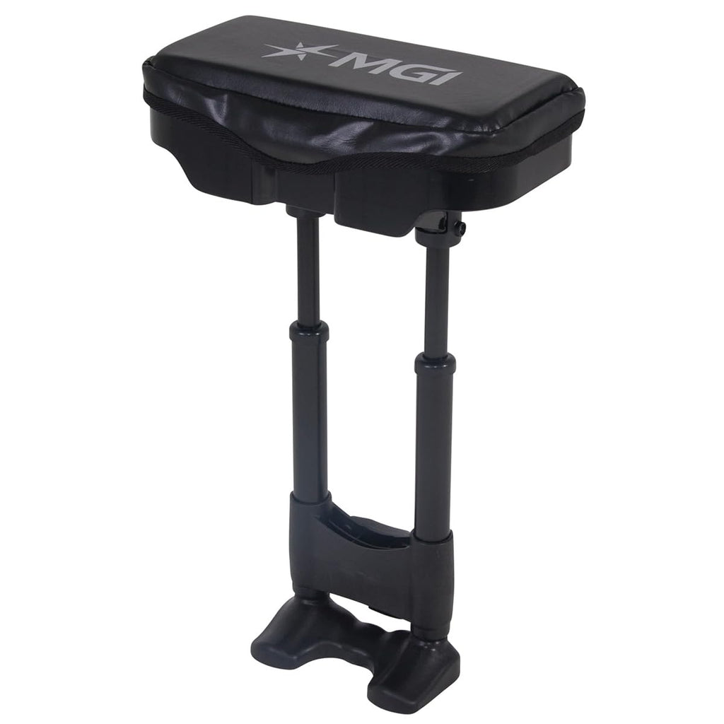 MGI Zip Navigator All Terrain Electric Golf Cart with Seat Attachment | Full Directional Remote Controlled Motorized Golf Push Cart with Accessories and Signature Series Golf Towel | Plays 36 Holes