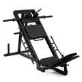 Titan Fitness Plate-Loaded Leg Press Hack Squat Machine Combo, Rated 1000 LB, Three Lockout Positions, Thick HeftyGrip Padding, Quick Adjustments, Lower Body Specialty Machine