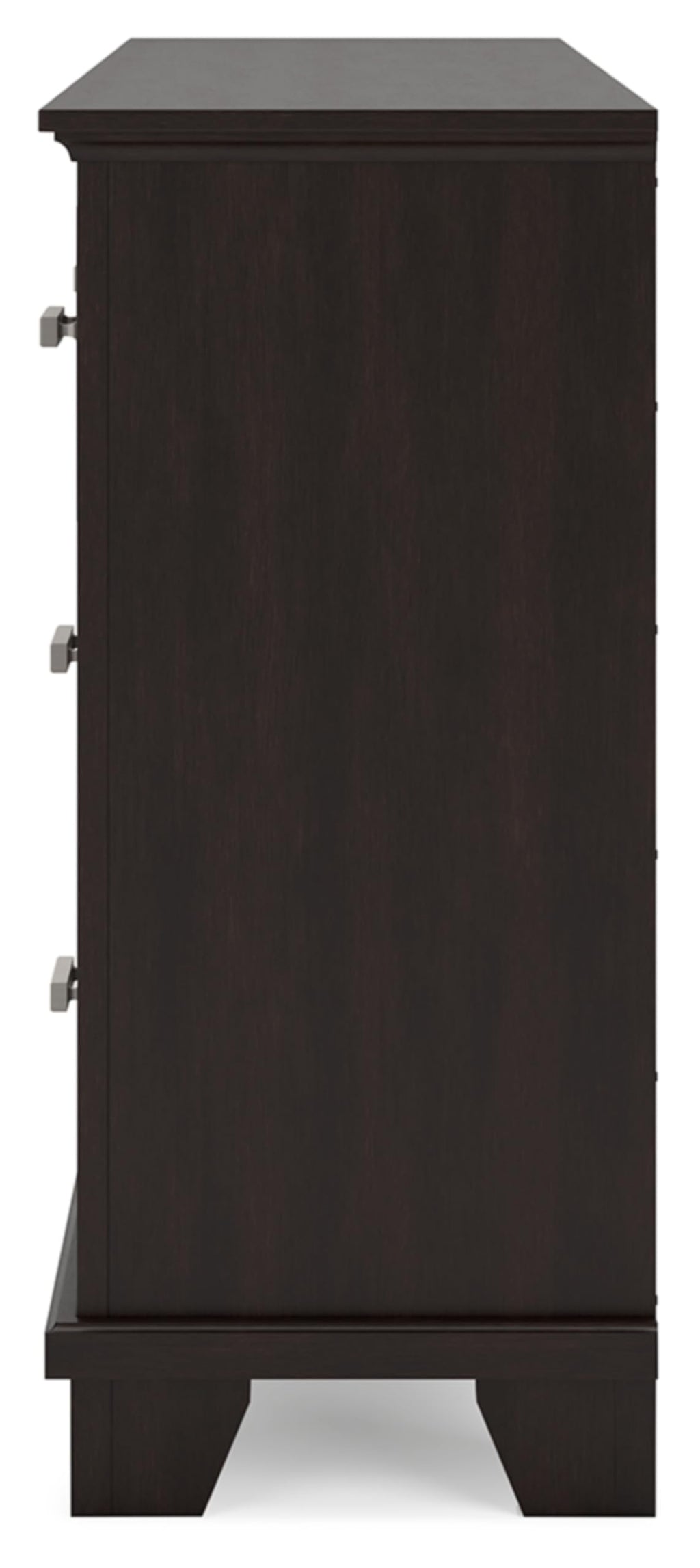 Signature Design by Ashley Covetown Contemporary 7 Drawer Dresser with Safety Stop for Bedroom, Dark Brown