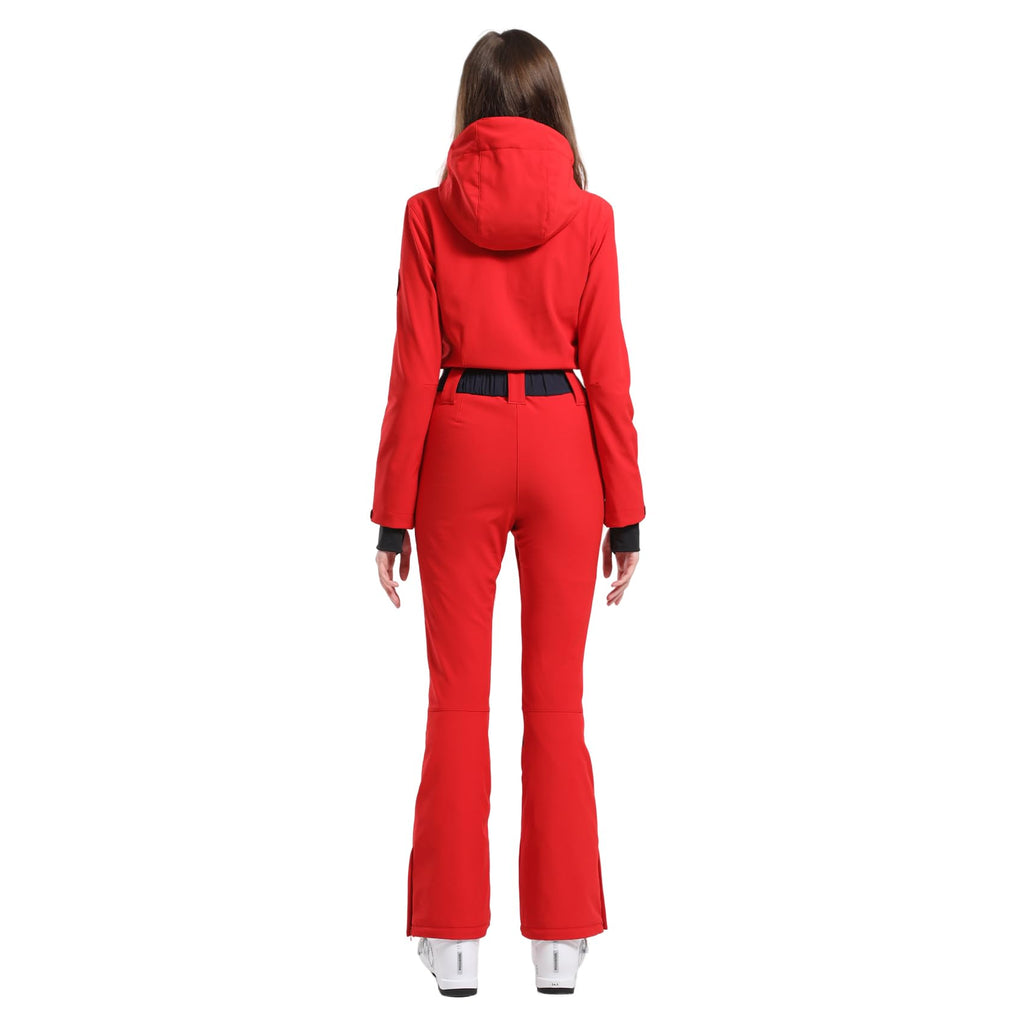 GSOU SNOW Ski Suit Women Snowsuit Slim One Piece Jumpsuit Snow Jackets Waterproof Winter Windproof Outdoor Sports Warm
