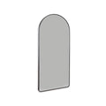 Signature Design by Ashley Sethall Casual Full Length Arched Floor Mirror with Thin Frame, Black