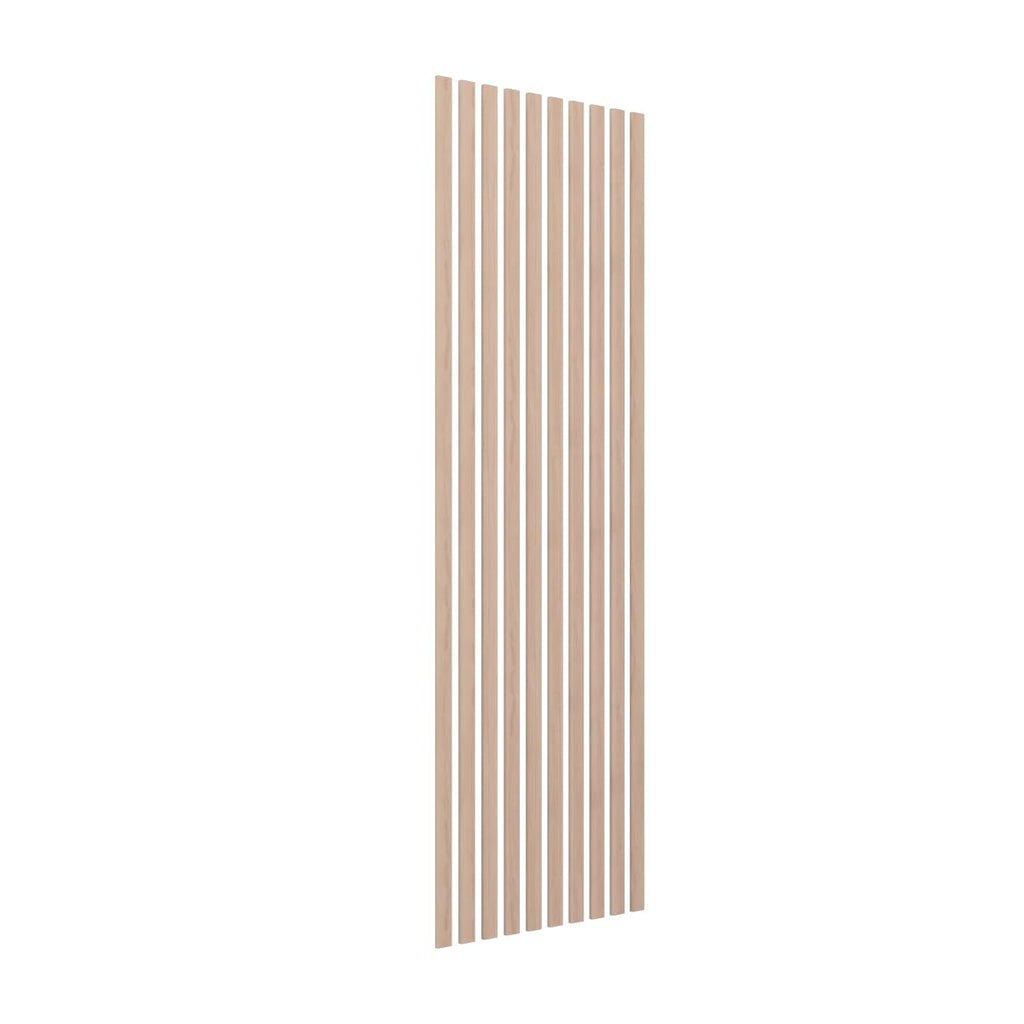 Ekena Millwork Heritage Premier Traditional Stain Grade Solid Hardwood Adjustable Slat Wall Kit w/ 2"W x 94 1/2"H Slats, Maple (Contains 10 Slats)
