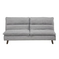 Lexicon Manisha Futon Sofa Sleeper Bed, Gray