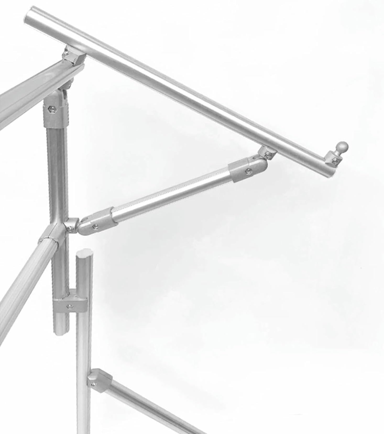 Embroidery Stand Cross Embroidery Frame Embroidery Auxiliary Tool Adjustable Floor Stand Lean Tube Suitable for Craftsmanship and Sewing, 39.37*28.34*20.47in, Silver~/