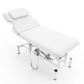 Dolonm 2 Motors Electric Massage Table, Hydraulic Electric Lift Adjustable Backrest and Height Lifting for Treatment, Physical Therapy, Spinal Massage, Facial Spa, Waxing, Tattooing - White
