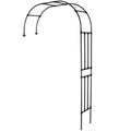Metal Rose Arch Arbor for Climbing Plants Weatherproof Pergola Archway Support for Roses Tendrils and Vines Half Sided Garden Arch for Wedding Terrace Decoration Rust Free Trellis