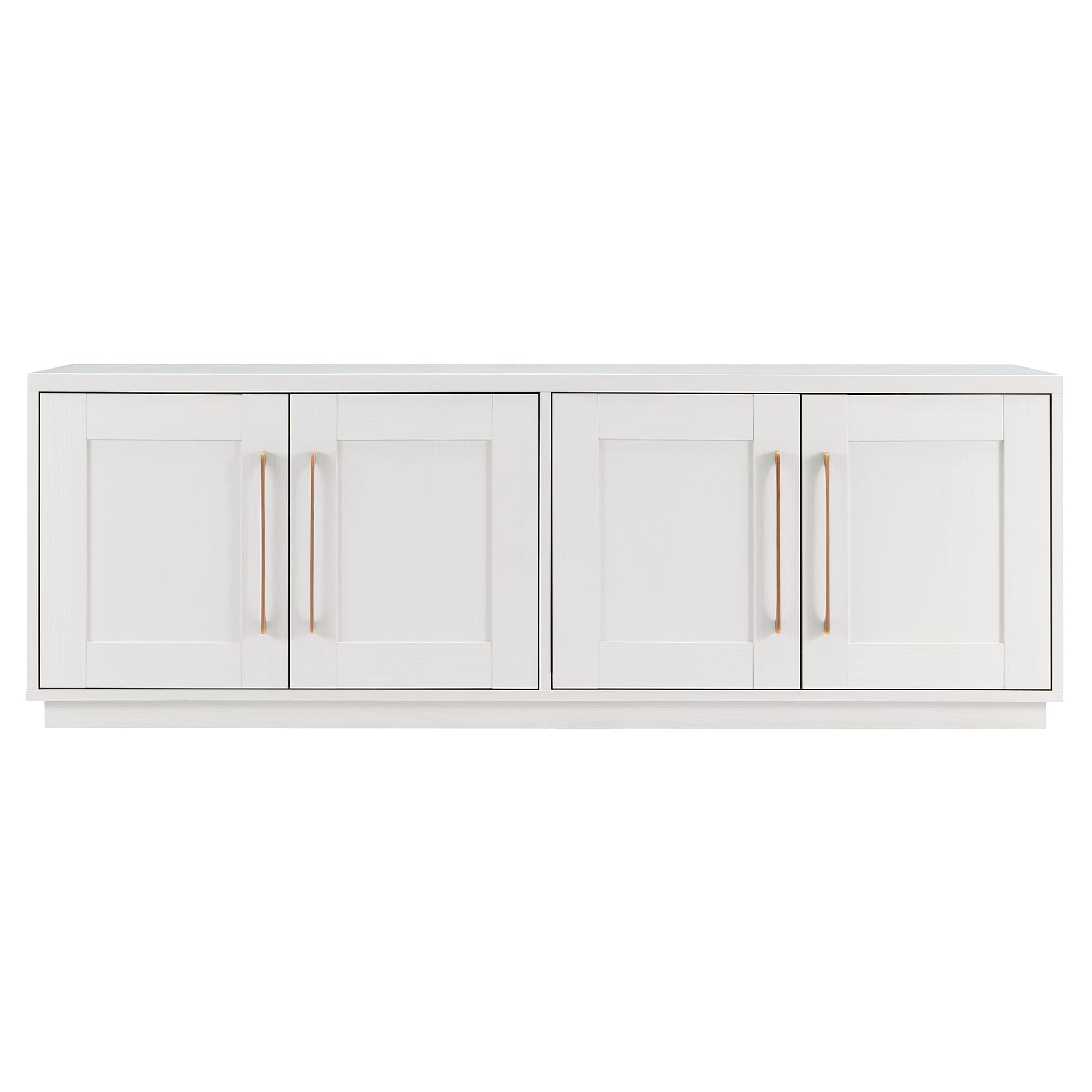 Henn&Hart Tillman Rectangular TV Stand for TV's up to 80" in, 68" Wide, White
