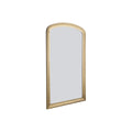 Signature Design by Ashley Fintan Modern Full Length Arched Floor Mirror with Thick Frame, Gold