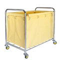 Trolley Movable Carts, Kitchen Storage Hand Trucks, Heavy-Duty Rolling Wheels Cart For Laundry Hamper Sorter, Home Stainless Steel Trolley With Movable Bags/Yellow/Setx2 (Yellow Setx2) (Yellow Setx1)