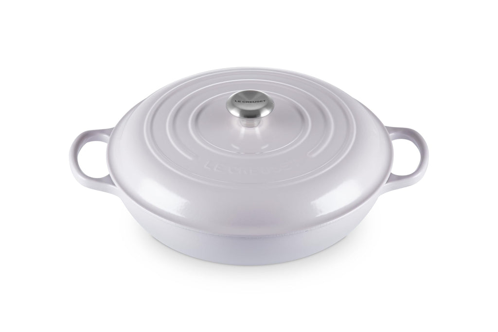 Le Creuset Enameled Cast Iron Signature Braiser, 5 qt., Shallot