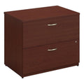 Bush Furniture Series C Lateral File Cabinet in Mahogany