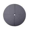 Dxcaicc Pole Dance Mat Round Folding Portable Pole Dance Crash Mat for Beginner Fitness Gymnastic Stripper Pole Safety Padding,Black,Thickness 5cm