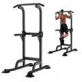 TsoLay Power Tower Pull Up Station, Multi-Functional Strength Training Fitness Workout Station, Pull Up Bar Free Standing with 10 Levels Adjustable Height, for Home Gym Strength Training Workout