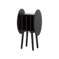 saditesdk CD-Holder Floor Standing Creativity Vinyl Record Cabinet Wooden Bookcase Magazine Storage Rack Record Player Stand，Black