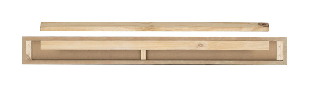Pearl Mantels ARYB48612 Premium Grade A MDF White mantel shelf, Crisp White paint, 48"L x 9"D x 5"H, The perfect compliment to your hearth and home