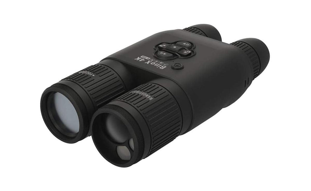 ATN Binox 4K 4-16X Smart Ultra HD Day/Night Hunting Binoculars w/Built-in Laser Rangefinder, Video Record, Wi-Fi, E-Compass, 16hrs+ Battery Power