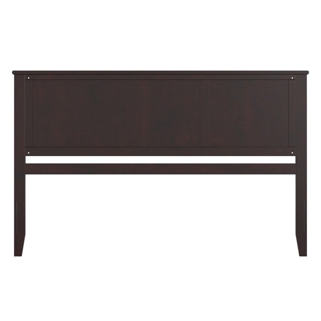 AFI, Madison King Solid Wood Panel Headboard, Espresso