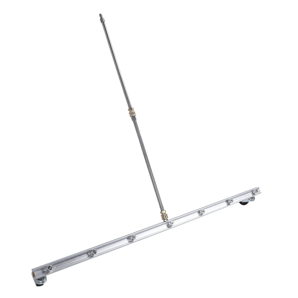 39.37inch Pressure Washer Cleaner, Power Pressure Washer Attachment, Stainless Steel Water Broom with 1/4inch Quick Connector, Surface Cleaner for Household and Business Use (for Undercarriage